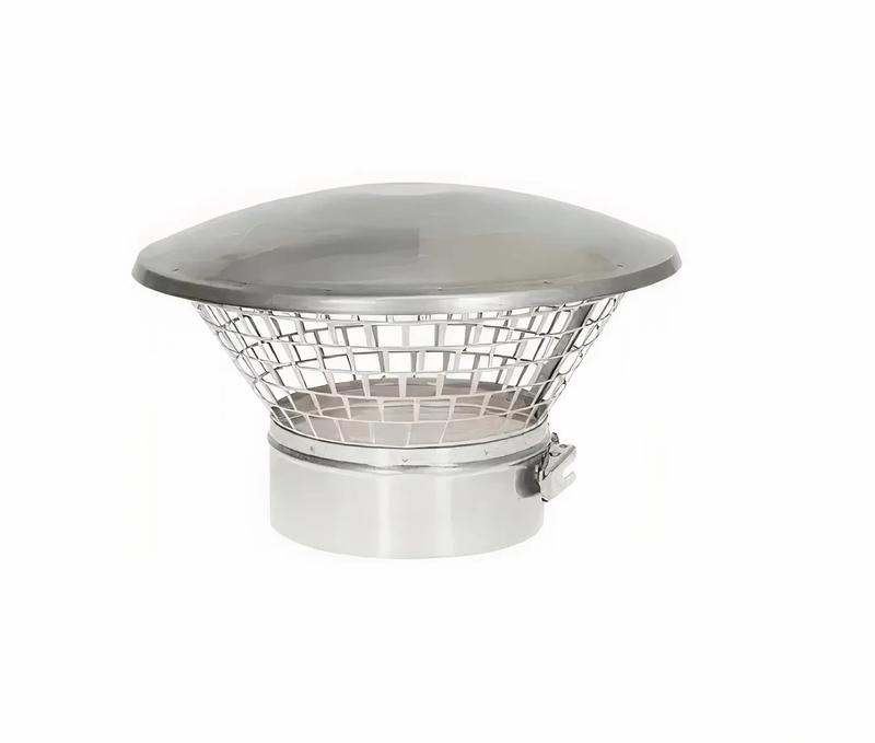 Montaż siatki na komin