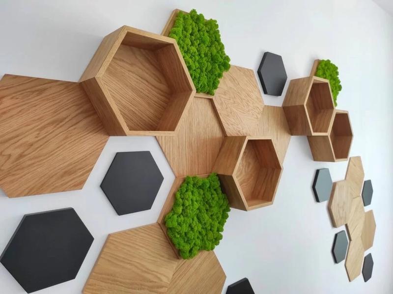 Dekoracja ściany w salonie