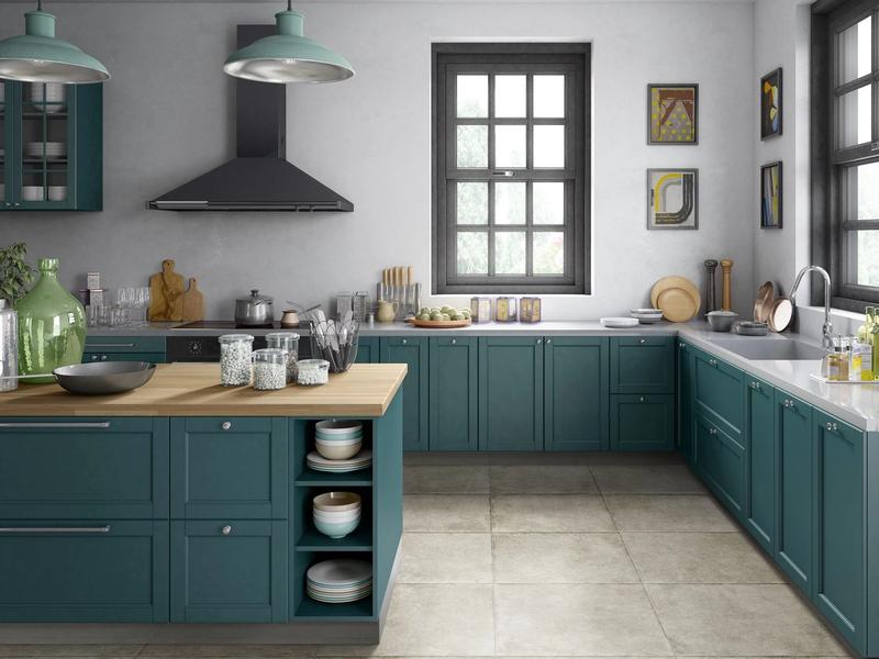 Szare meble i kolory