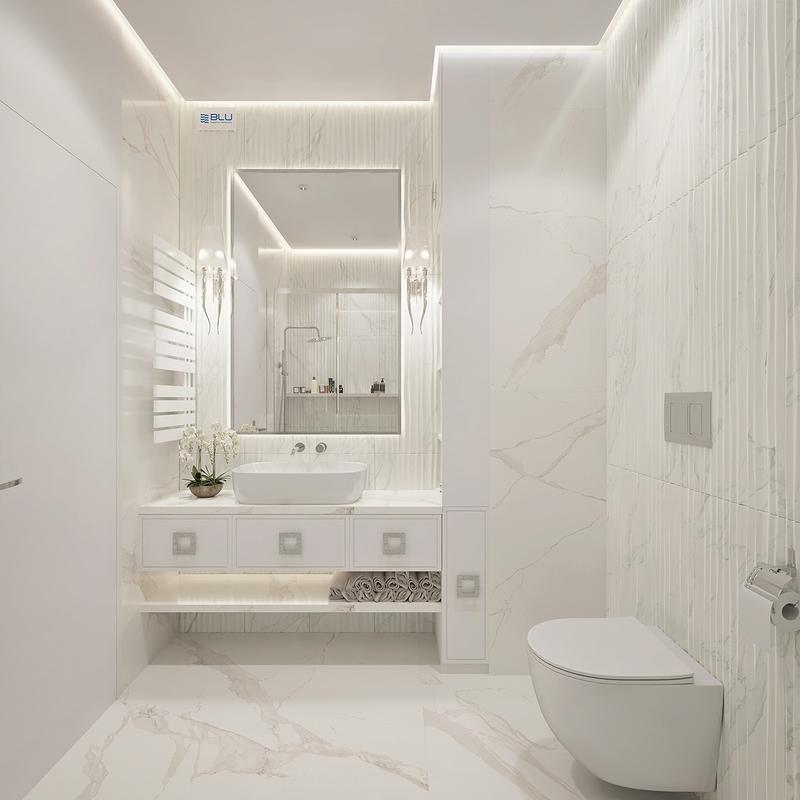 Wady białej łazienki