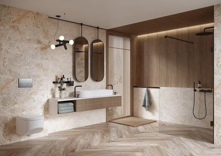 Płytki do małej łazienki – jak optycznie powiększyć przestrzeń?