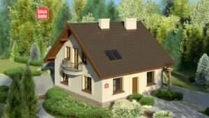 Funkcjonalny projekt domu przy Cyprysowej 26 CE: idealne rozwiązanie dla rodziny