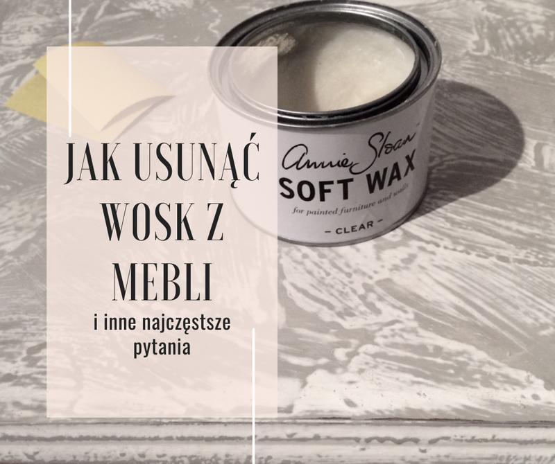 Usuwanie wosku z mebli