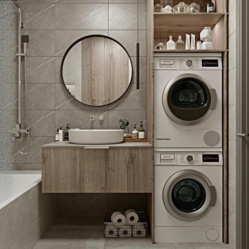 Oświetlenie i lustra w łazience