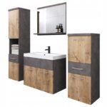 Elegancja i praktyczność: odkryj meble łazienkowe z umywalką nablatową